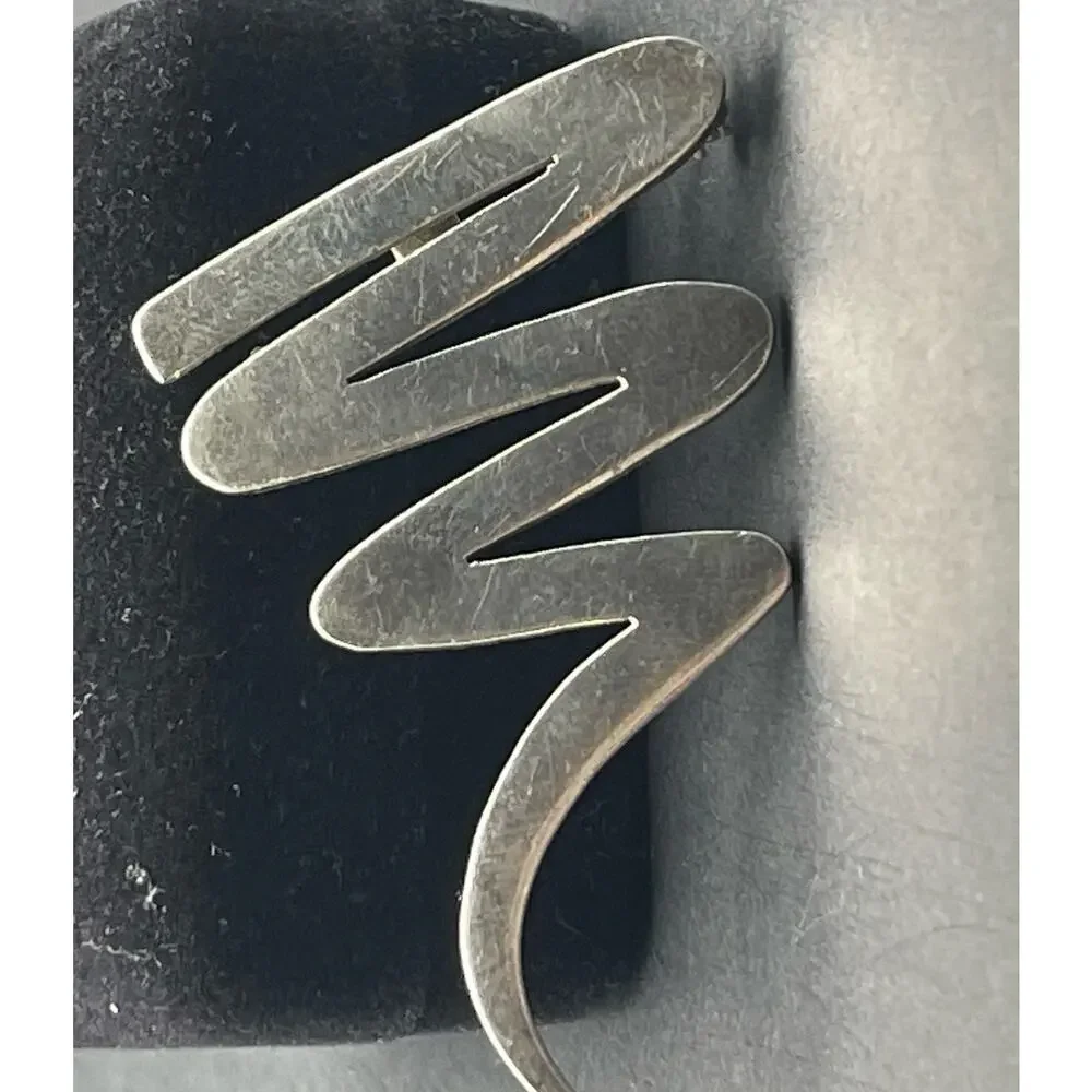 Taxco Tornado Modernist Pin Pendant Mexico Sterling Silver TB-51 925 Twister 925